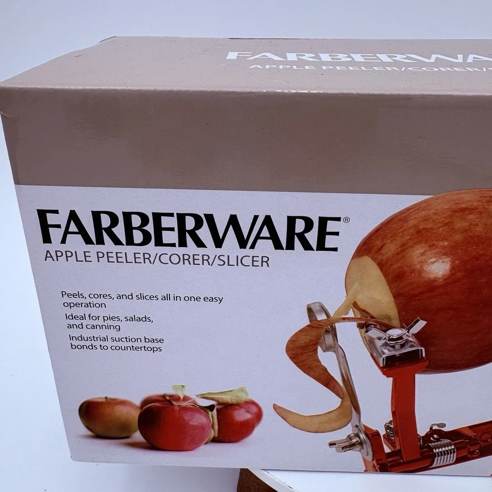 Farberware‎ Apple Peeler/Corer/Slicer Stainless Steel Suction Base